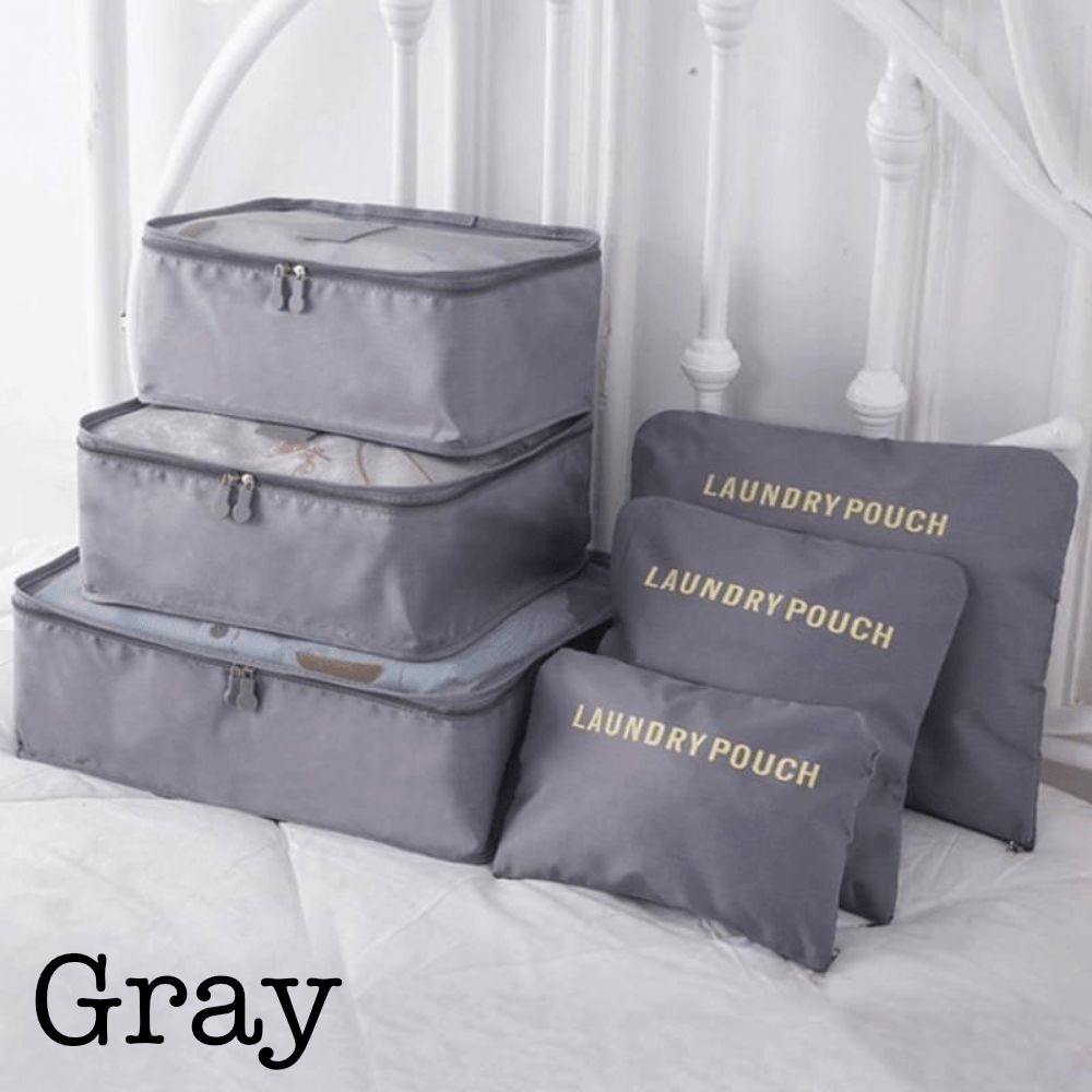 6 Piece Travel Organizer - Glam Gurls