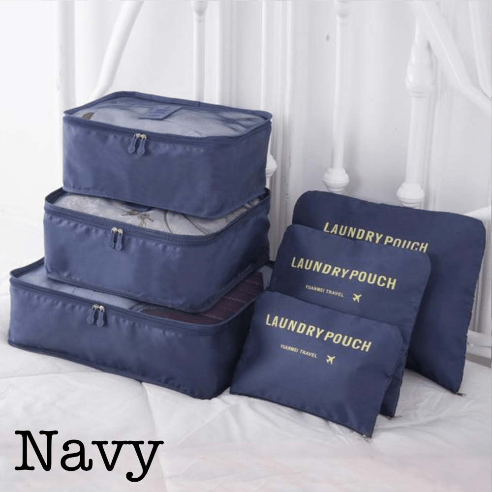 6 Piece Travel Organizer - Glam Gurls
