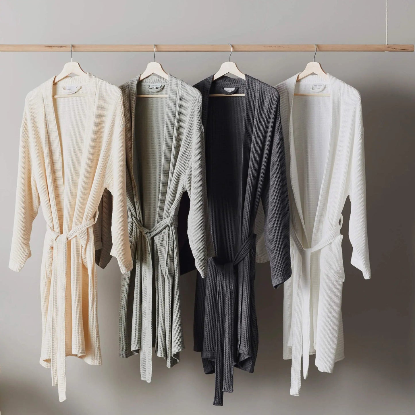 Bamboo Waffle Bathrobe - Glam Gurls