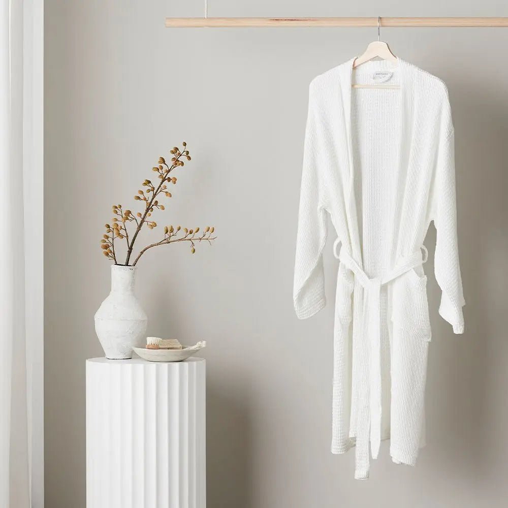 Bamboo Waffle Bathrobe - Glam Gurls