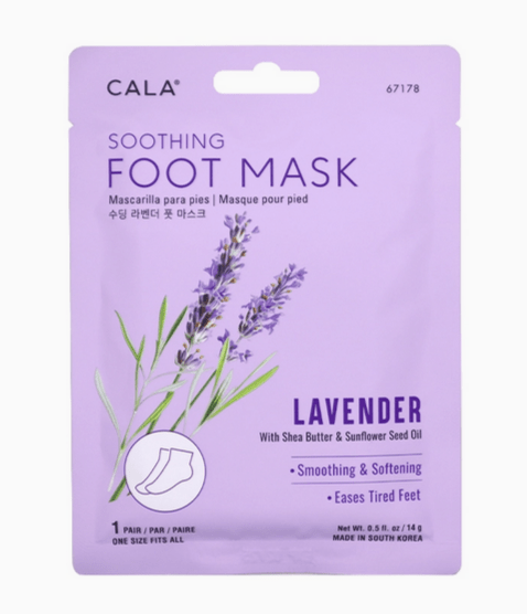 Cala Lavender 3 Pairs Soothing Foot Mask Set - Glam Gurls