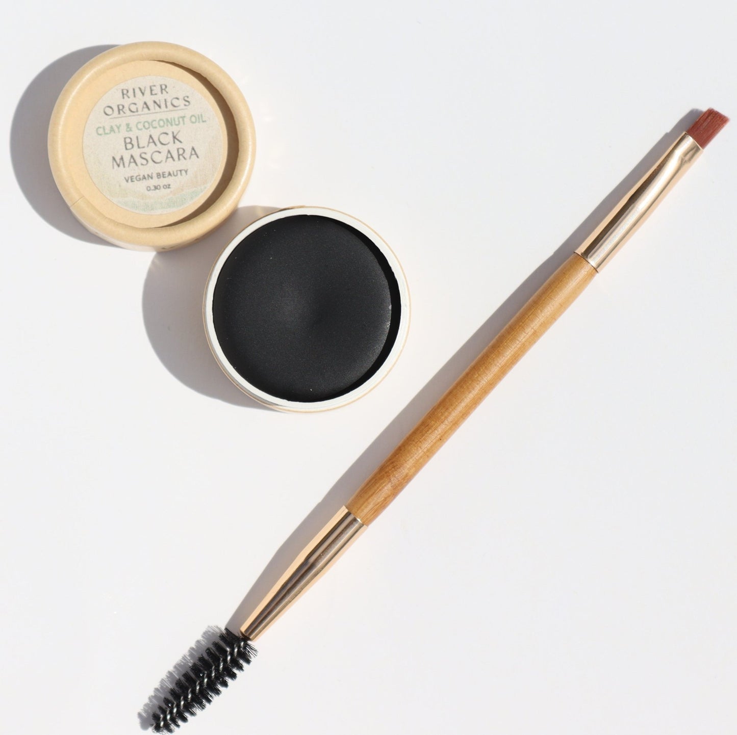 Eco - Friendly Double - Sided Bare Wood Brow & Mascara Brush - Glam Gurls