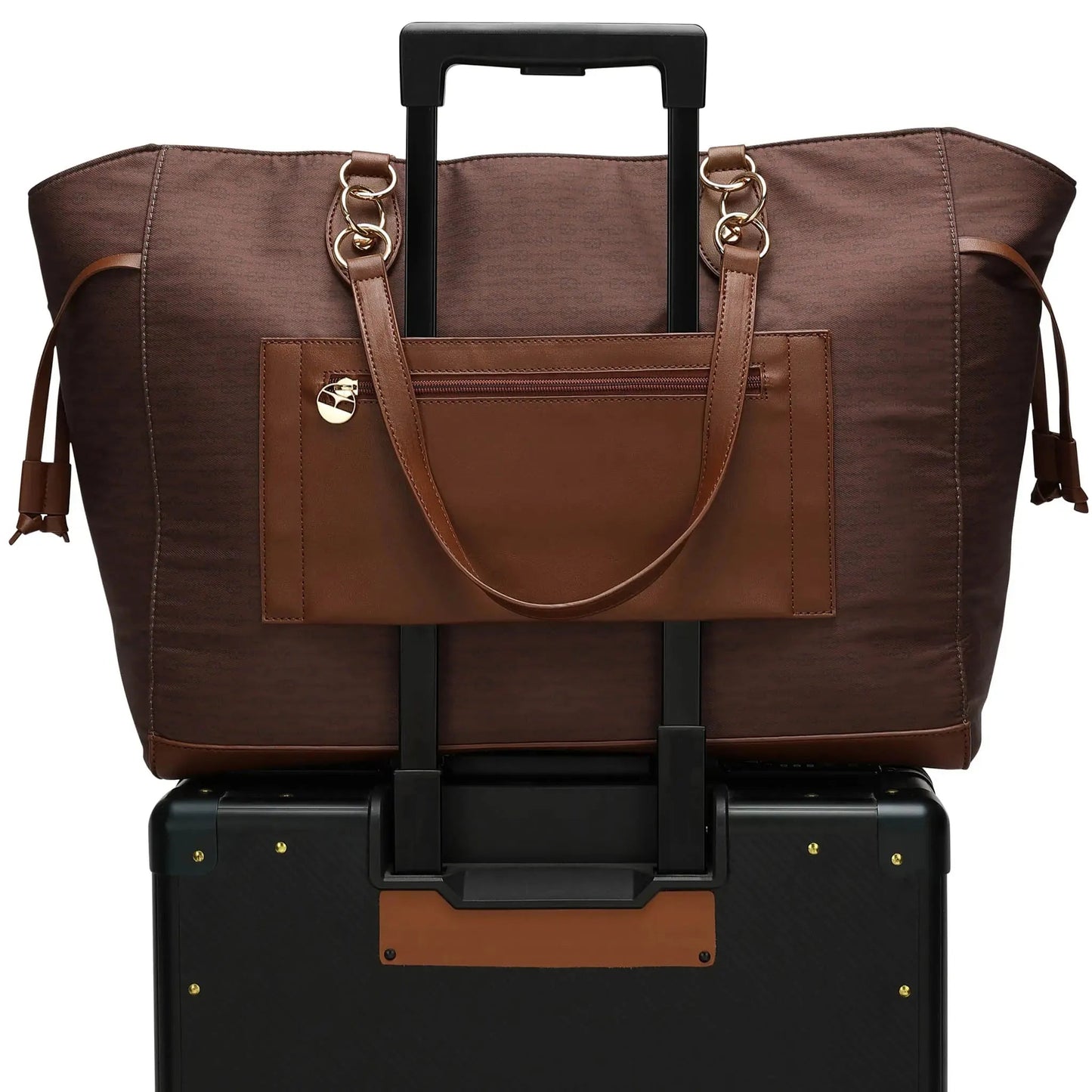 Eleganza 32L Monogram Weekender Tote Bag - Glam Gurls