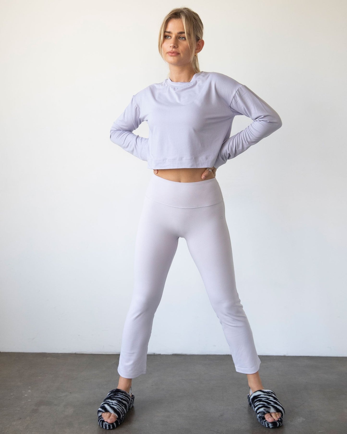 Go With The Flow Crop Long Sleeve - Glam Gurls