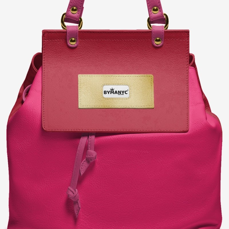 Handbag Vegan SOHO PINK – BYMANYC ® New York Made in Italy - Glam Gurls