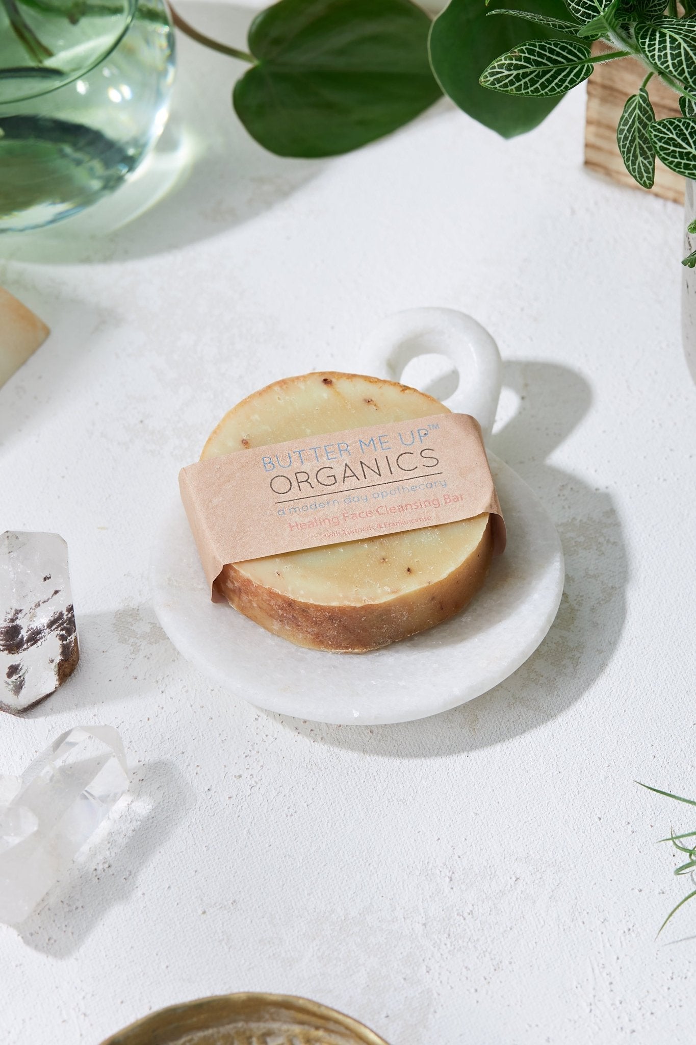Healing Organic Facial Bar / Frankincense and Myrrh / Turmeric / Organic Face Wash / Organic Facial Cleanser / Face Cleanser / Cleansing Bar - Glam Gurls