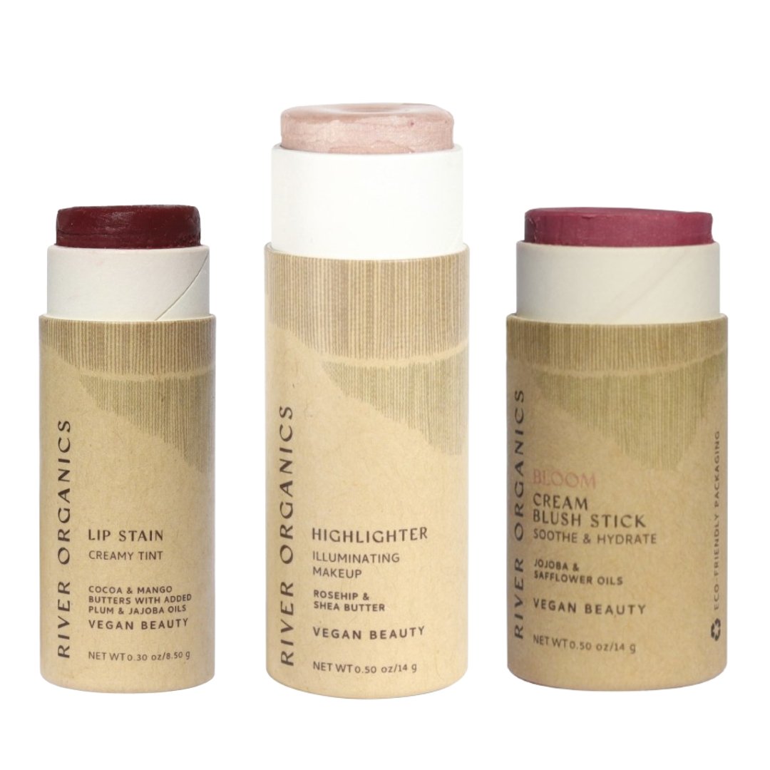 Lip + Highlighter + Blush Set - Glam Gurls