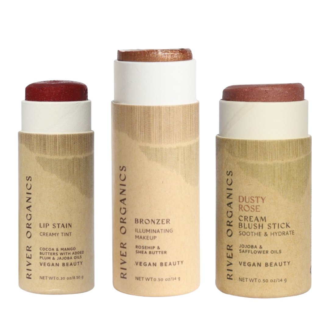 Lip + Highlighter + Blush Set - Glam Gurls