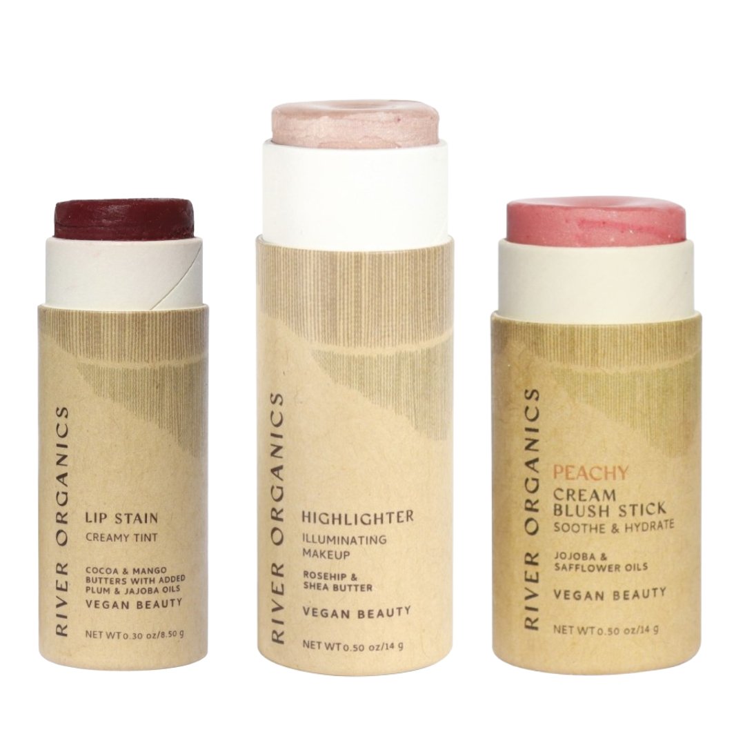 Lip + Highlighter + Blush Set - Glam Gurls