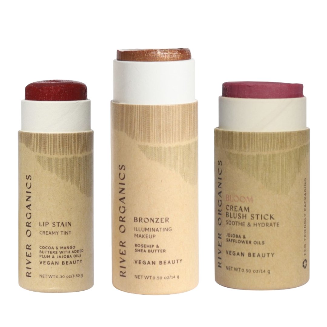 Lip + Highlighter + Blush Set - Glam Gurls