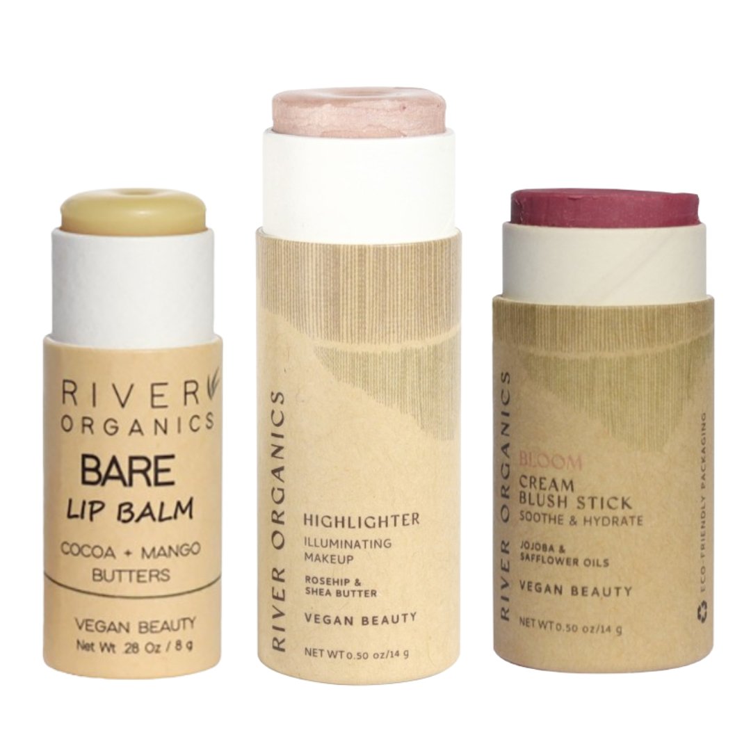 Lip + Highlighter + Blush Set - Glam Gurls