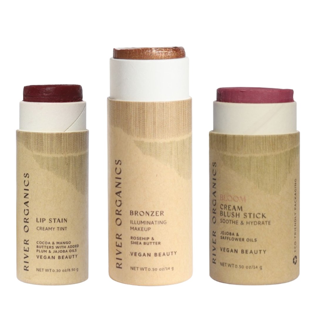 Lip + Highlighter + Blush Set - Glam Gurls