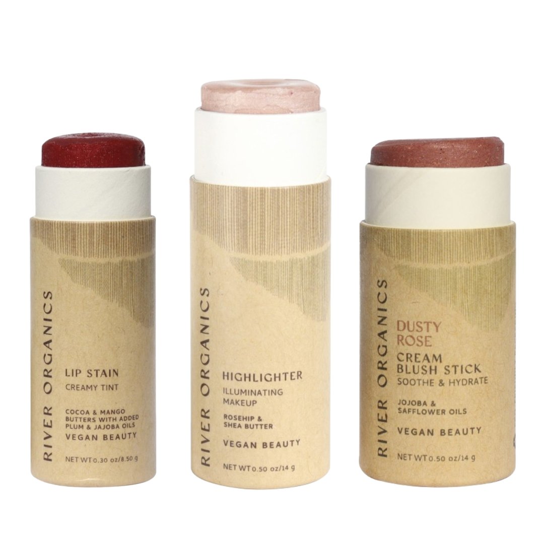 Lip + Highlighter + Blush Set - Glam Gurls