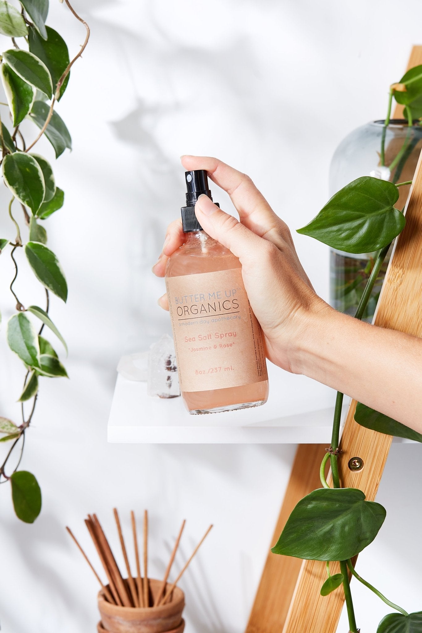 Sea Salt Spray / Pink Himilayan Salt / Hair Texturizer / Beach Waves / Natural Hair Spray / Salt Hair Spray - Glam Gurls