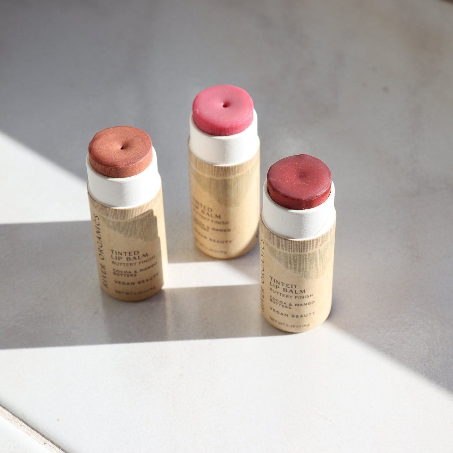 Set of 3 Tinted Vegan Lip Balms - Glam Gurls