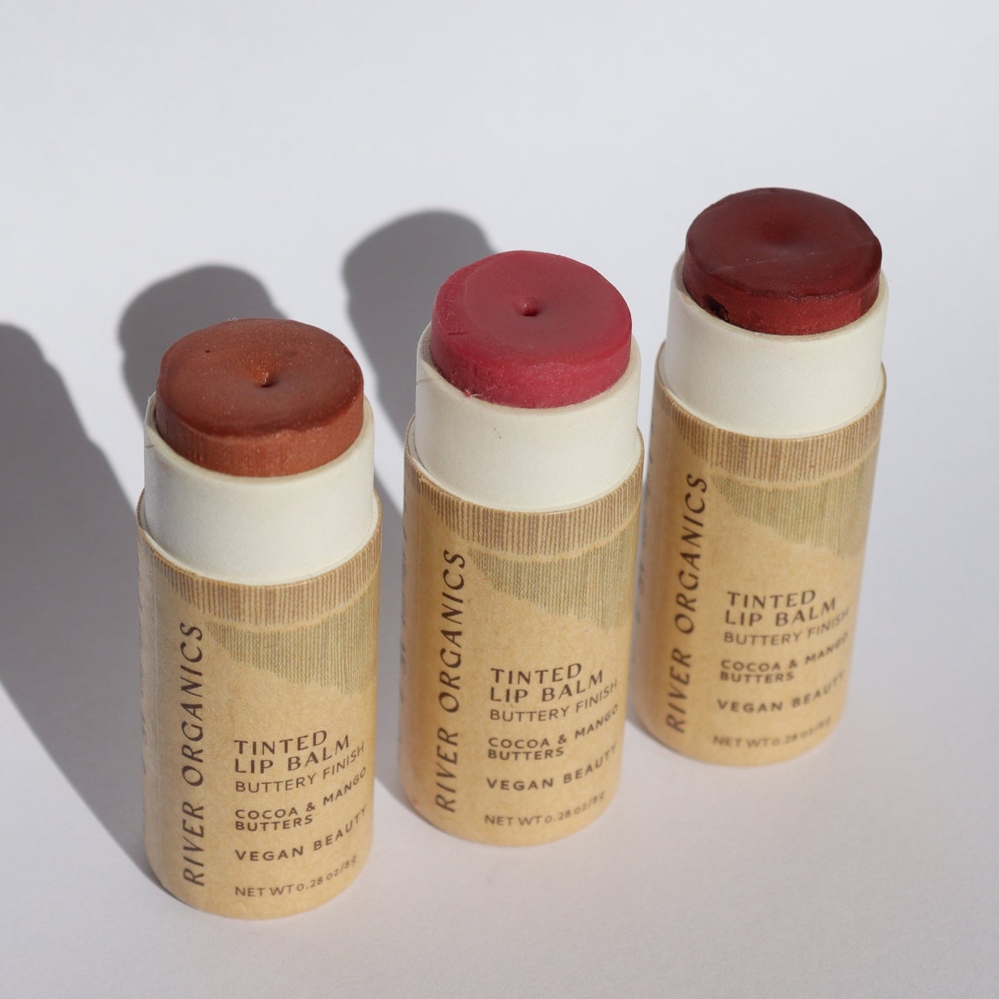 Set of 3 Tinted Vegan Lip Balms - Glam Gurls