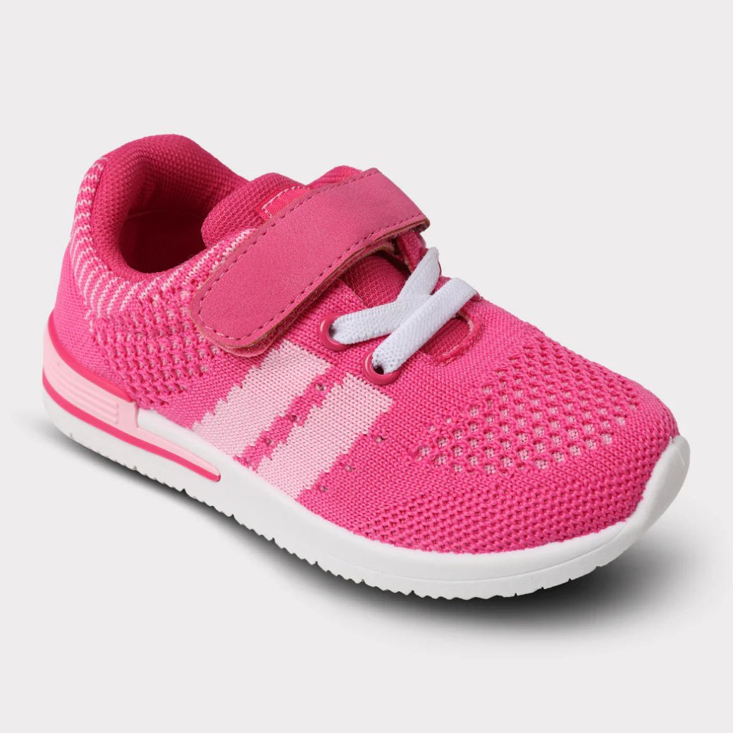 Wynn Girls Hook & Loop Sneaker - Glam Gurls