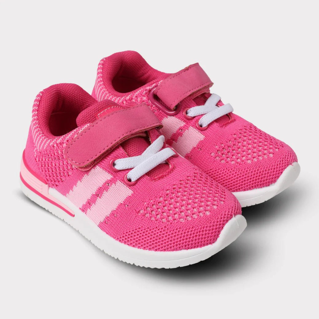 Wynn Girls Hook & Loop Sneaker - Glam Gurls
