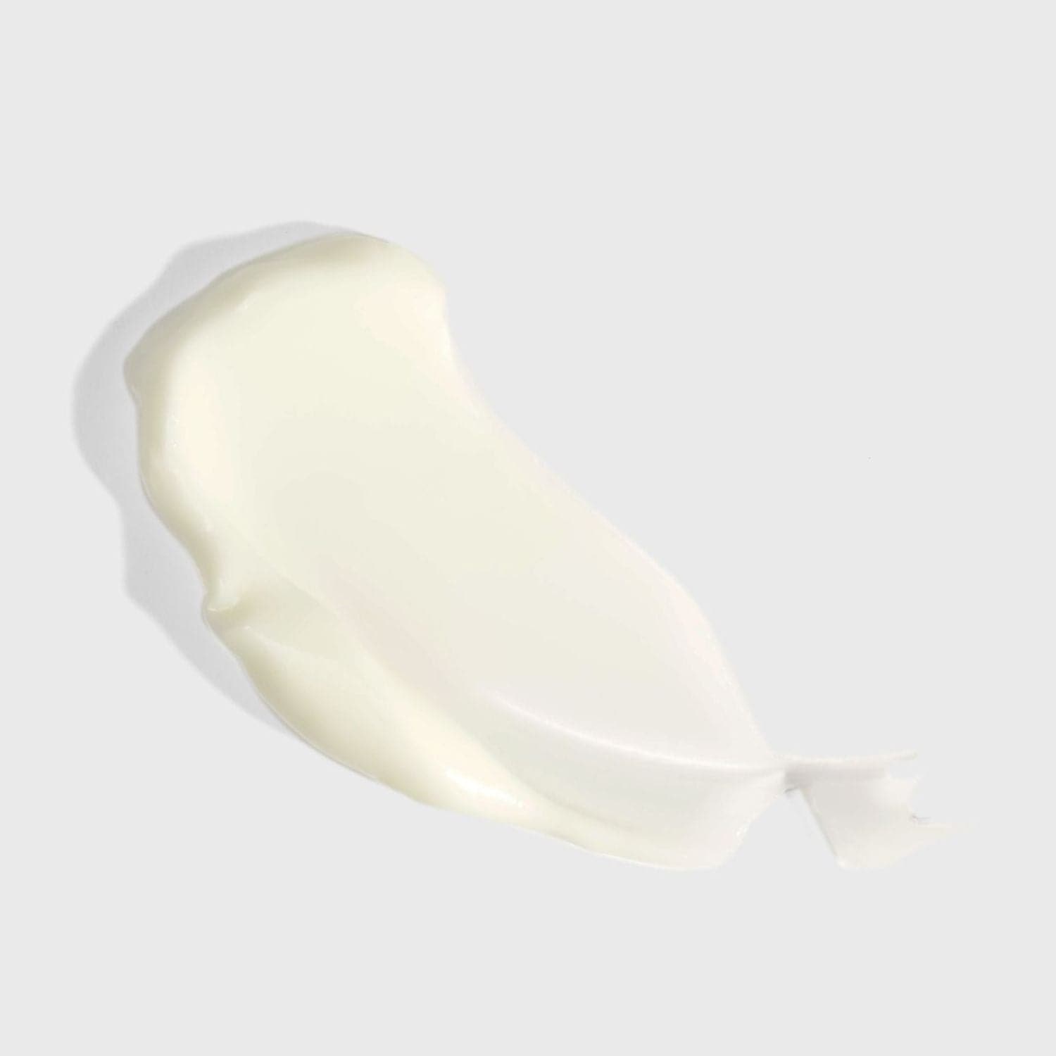 Swatch of Cosmedica Skincare 2.5% Retinol Facial Night Cream showcasing its creamy texture for smooth application.