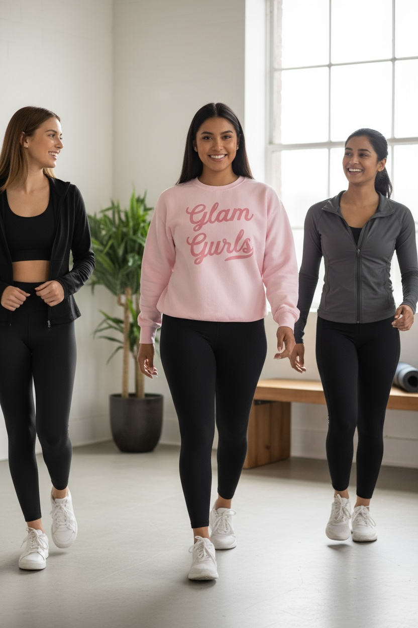 Embossed Puff Print Cropped Sweater