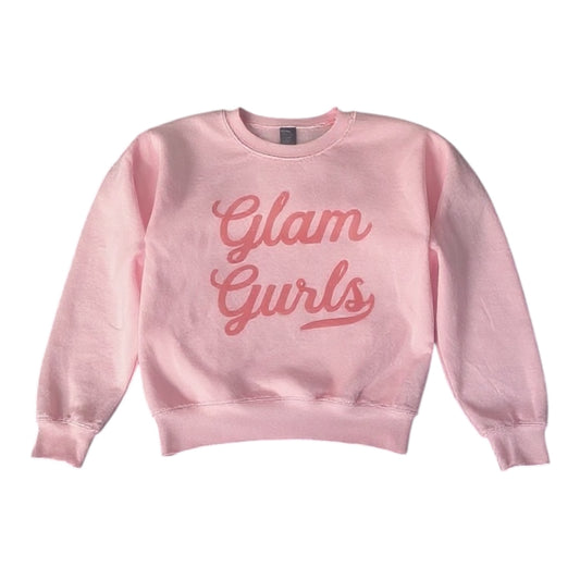 Embossed Puff Print Cropped Sweater