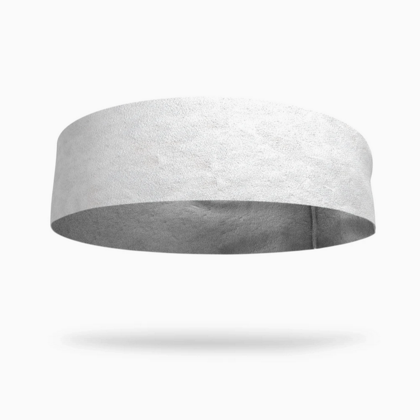 Stylish gray Bondi Band Solid Color Sweat Wicking Workout Headband, perfect for all-day wear and intense exercise.