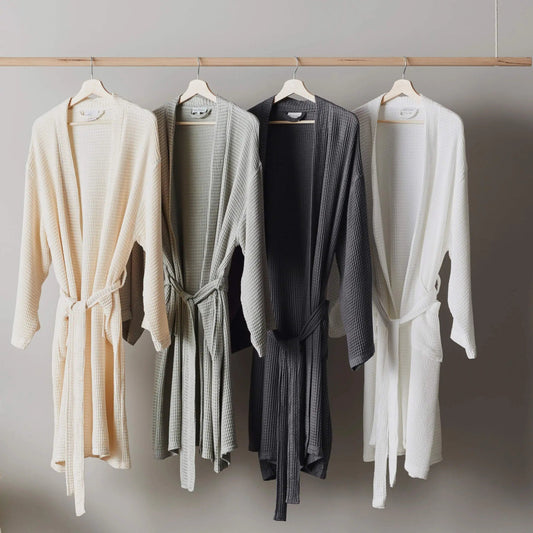 Bamboo Waffle Bathrobe - Glam Gurls