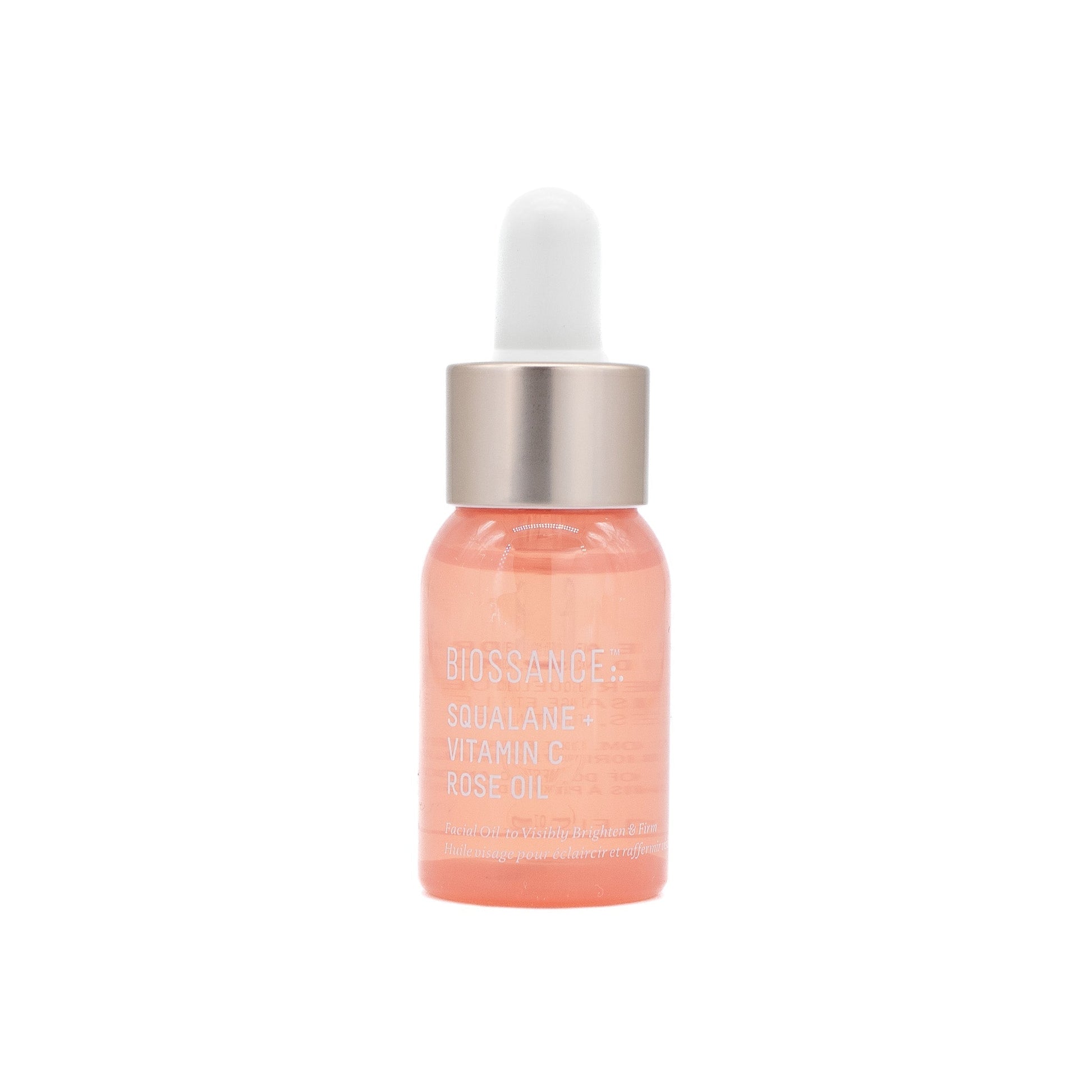 BIOSSANCE Squalane + Vitamin C Rose Oil 0.4oz - Imperfect Box - Glam Gurls