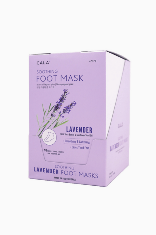 Cala Lavender 3 Pairs Soothing Foot Mask Set - Glam Gurls