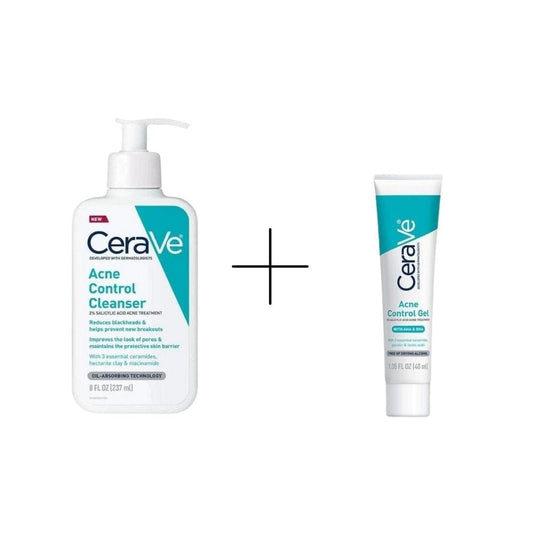 Cerave Acne Control Cleanser 236 ml + Cerave Acne Control Gel 40 ml - Glam Gurls