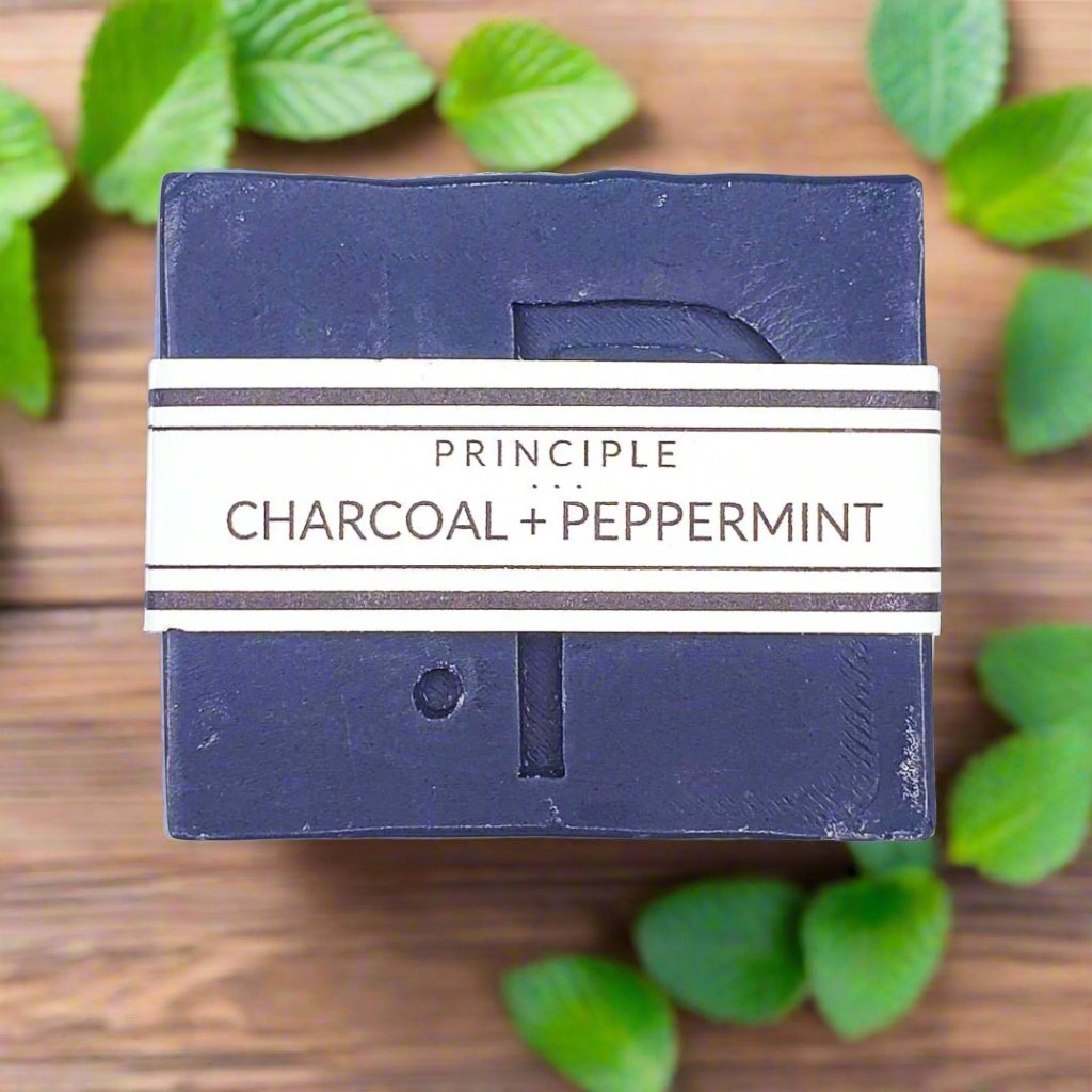 Charcoal + Peppermint Soap Bar