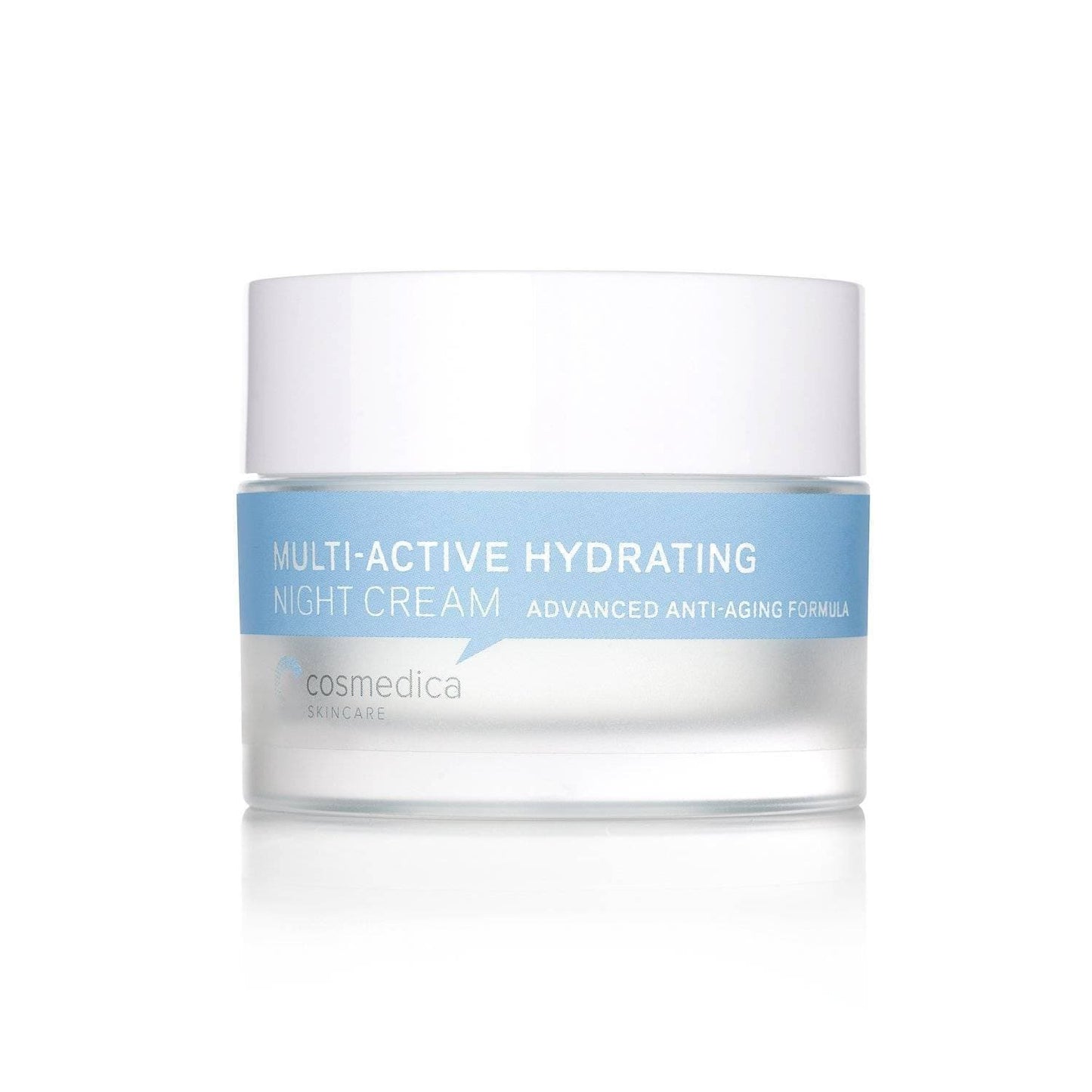 Cosmedica Skincare Multi-Active Hydrating Night Cream from the Intense Hydration Kit, designed for advanced anti-aging and moisture retention.