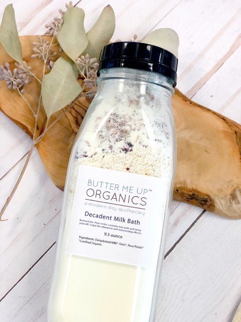Decadent Milk Bath - Rose Petal and Oat Soak - Glam Gurls