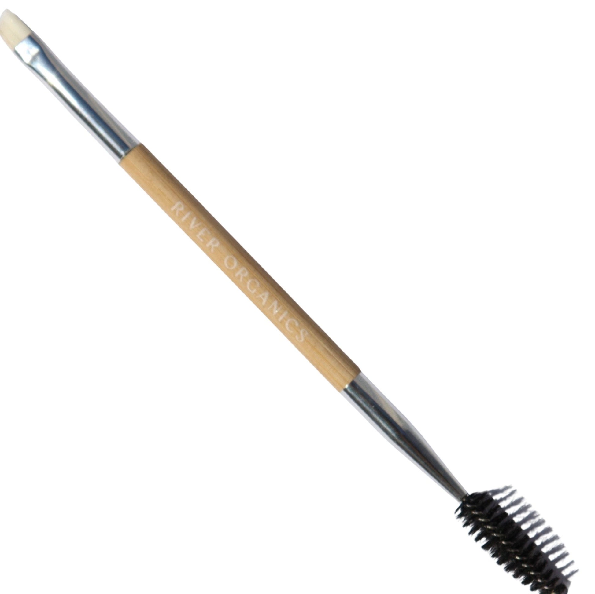 Eco - Friendly Double - Sided Bare Wood Brow & Mascara Brush - Glam Gurls