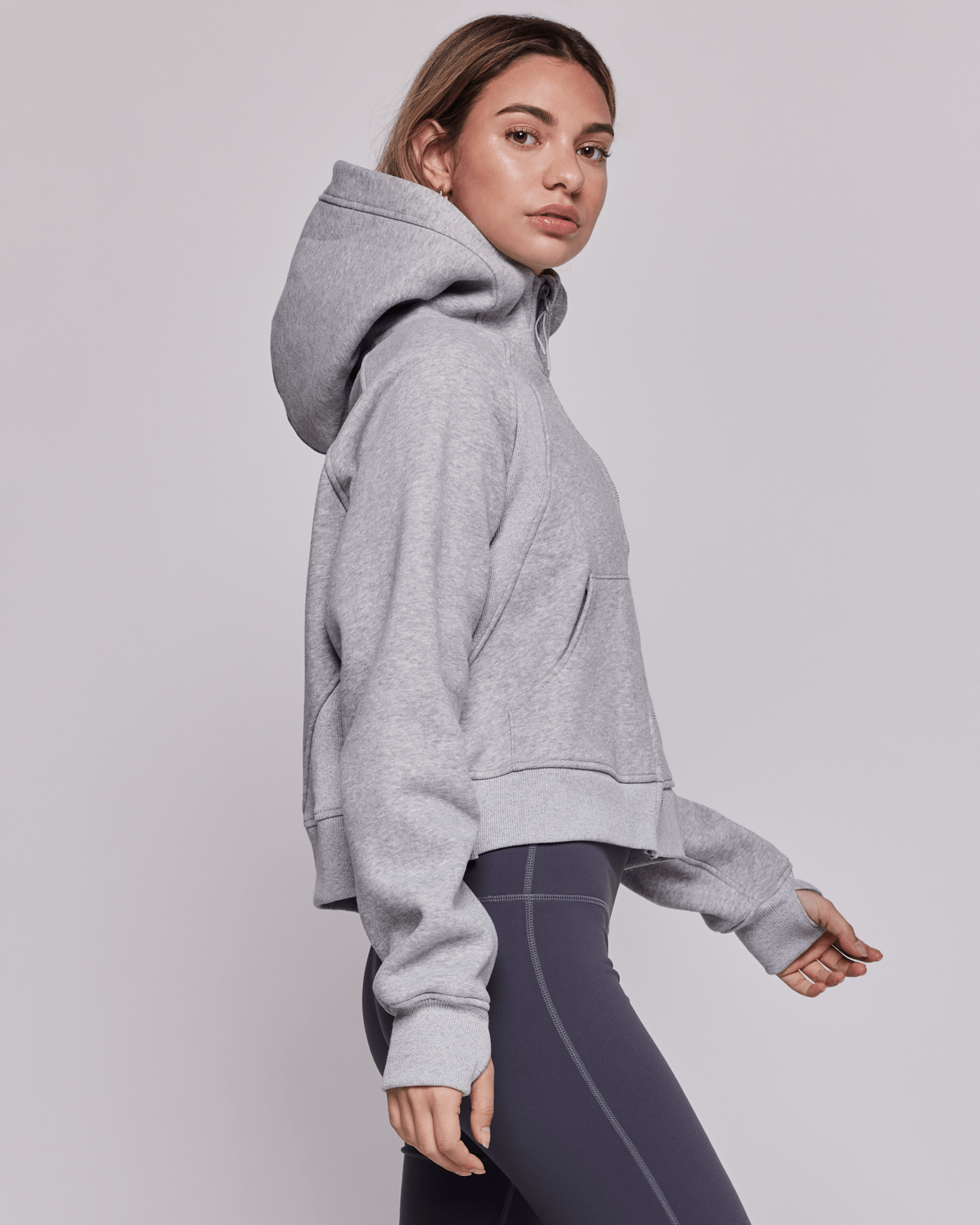 Effortless Fleece Full Zip Hoodie - Glam Gurls