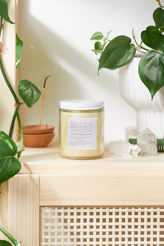 Healing Body Cream / organic body lotion / winter skin / dry skin / deep moisturizer - Glam Gurls