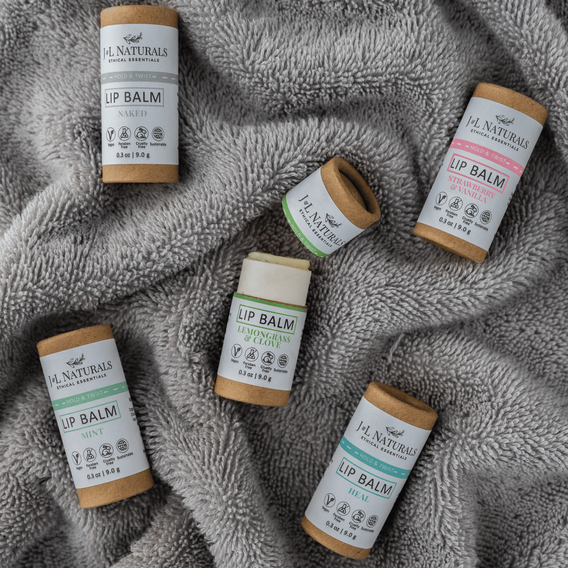 J&L Naturals Lip Balm (Duo) - Glam Gurls