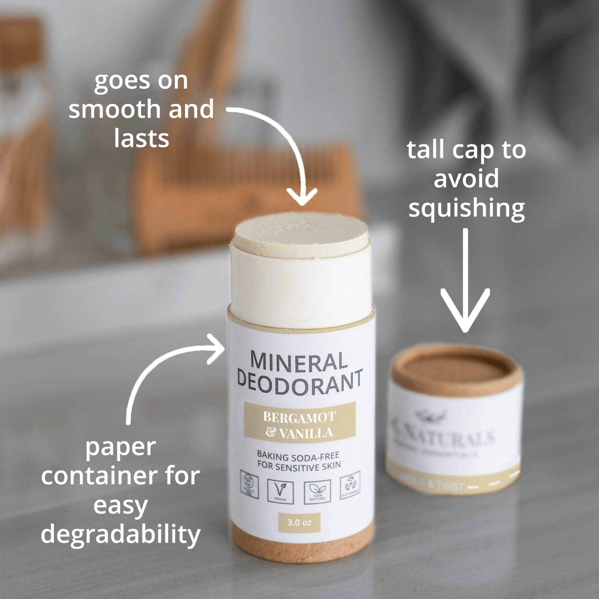 J&L Naturals Mineral Deodorant - Glam Gurls