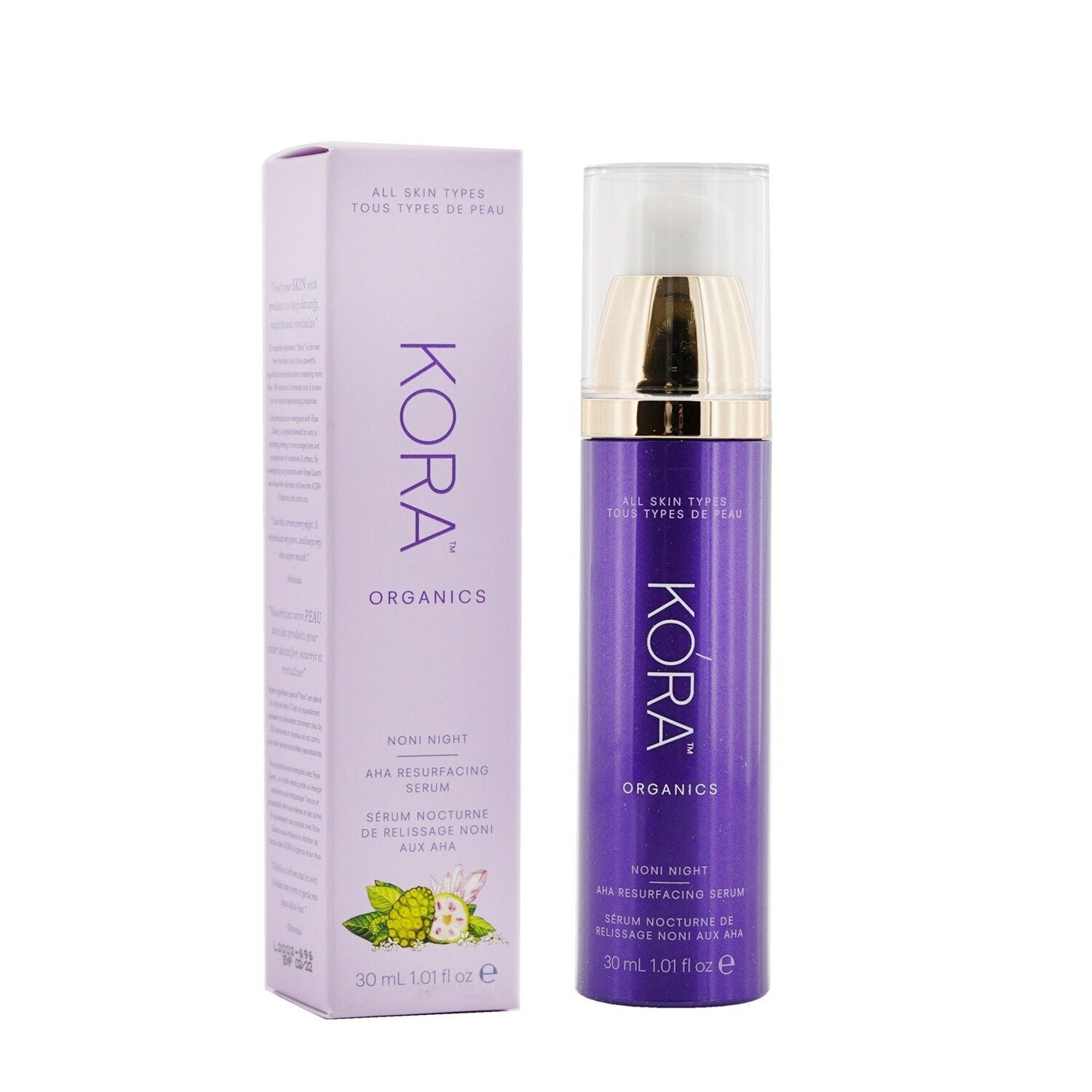 KORA ORGANICS - Noni Night AHA Resurfacing Serum KF27 30ml/1.01oz - Glam Gurls