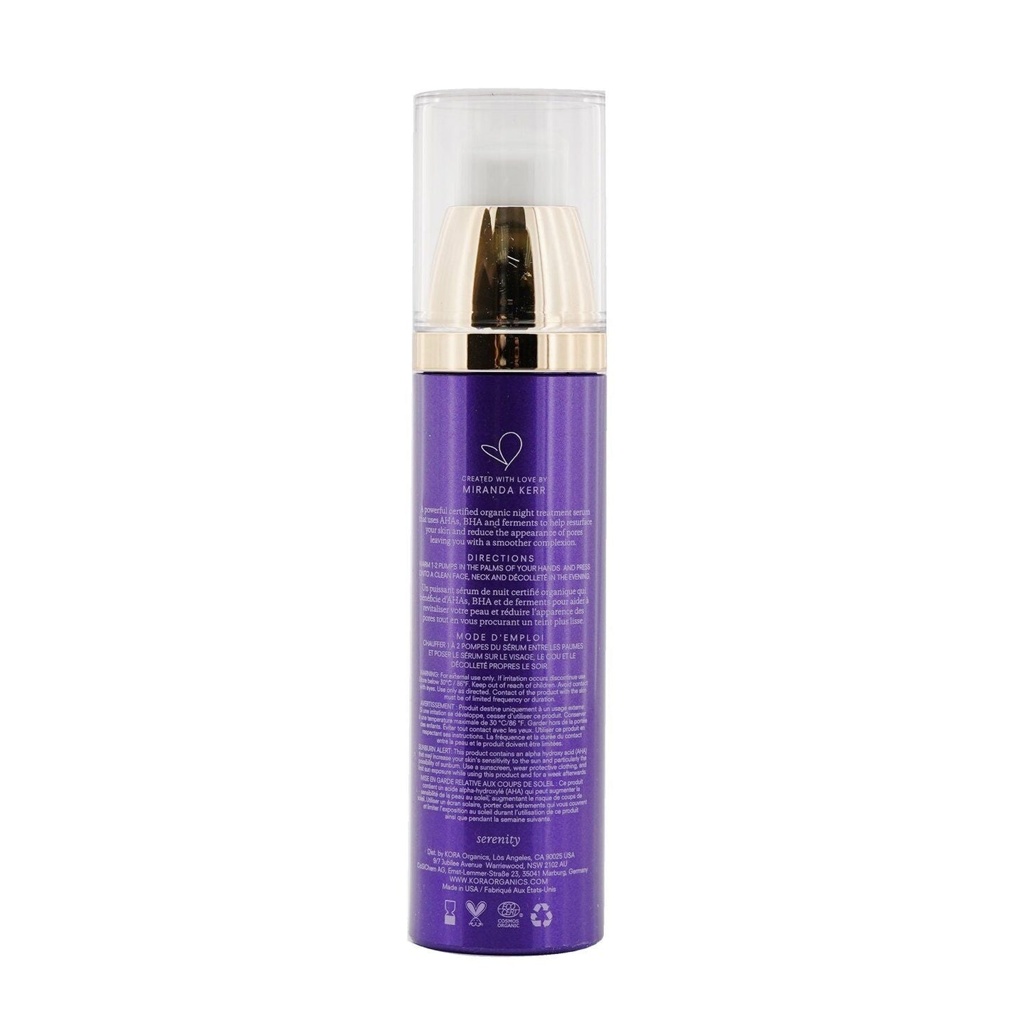 KORA ORGANICS - Noni Night AHA Resurfacing Serum KF27 30ml/1.01oz - Glam Gurls