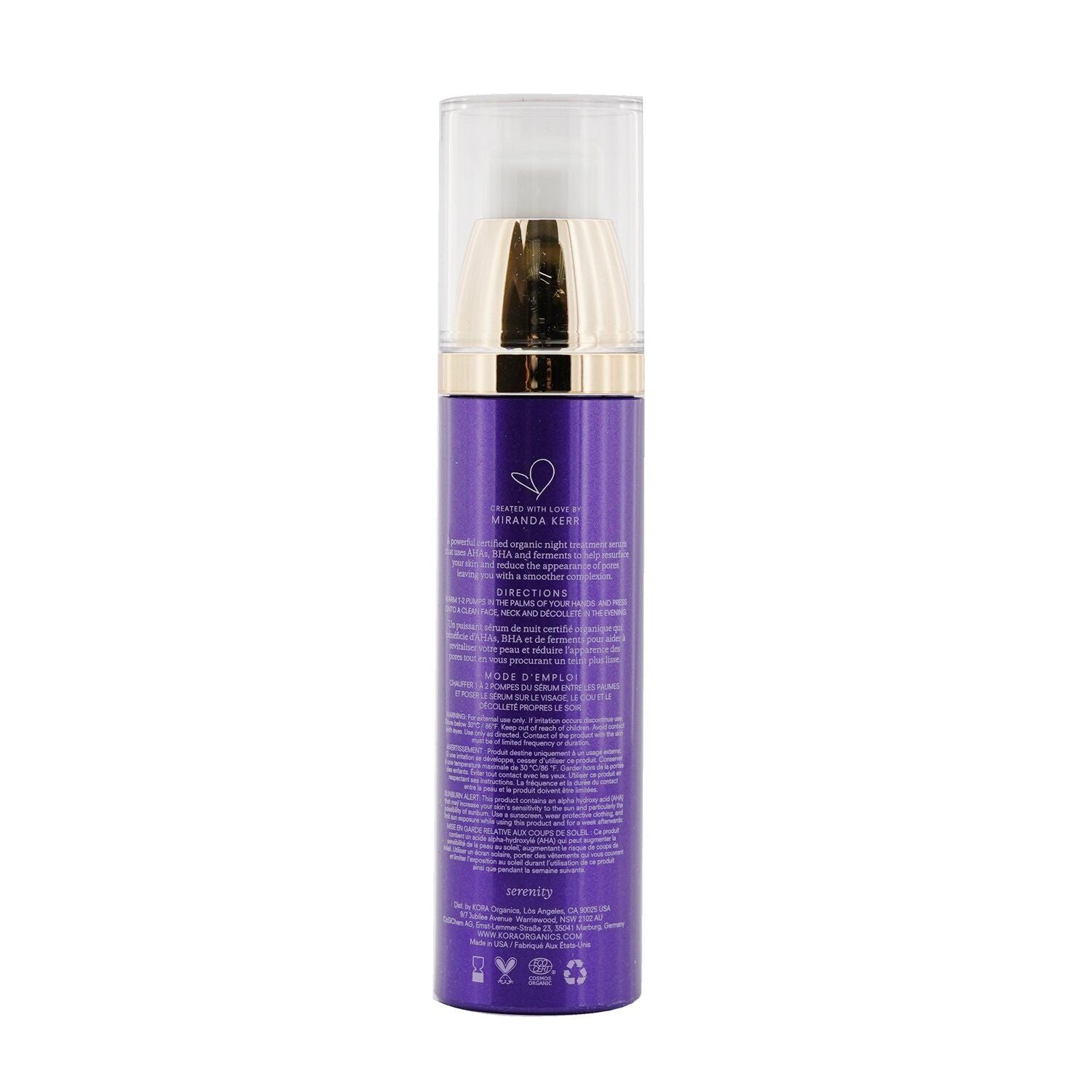 KORA ORGANICS - Noni Night AHA Resurfacing Serum KF27 30ml/1.01oz - Glam Gurls