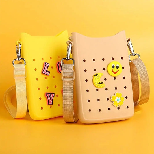 Large Waterproof Silicone Crossbody Beach Tote Bag - Glam Gurls