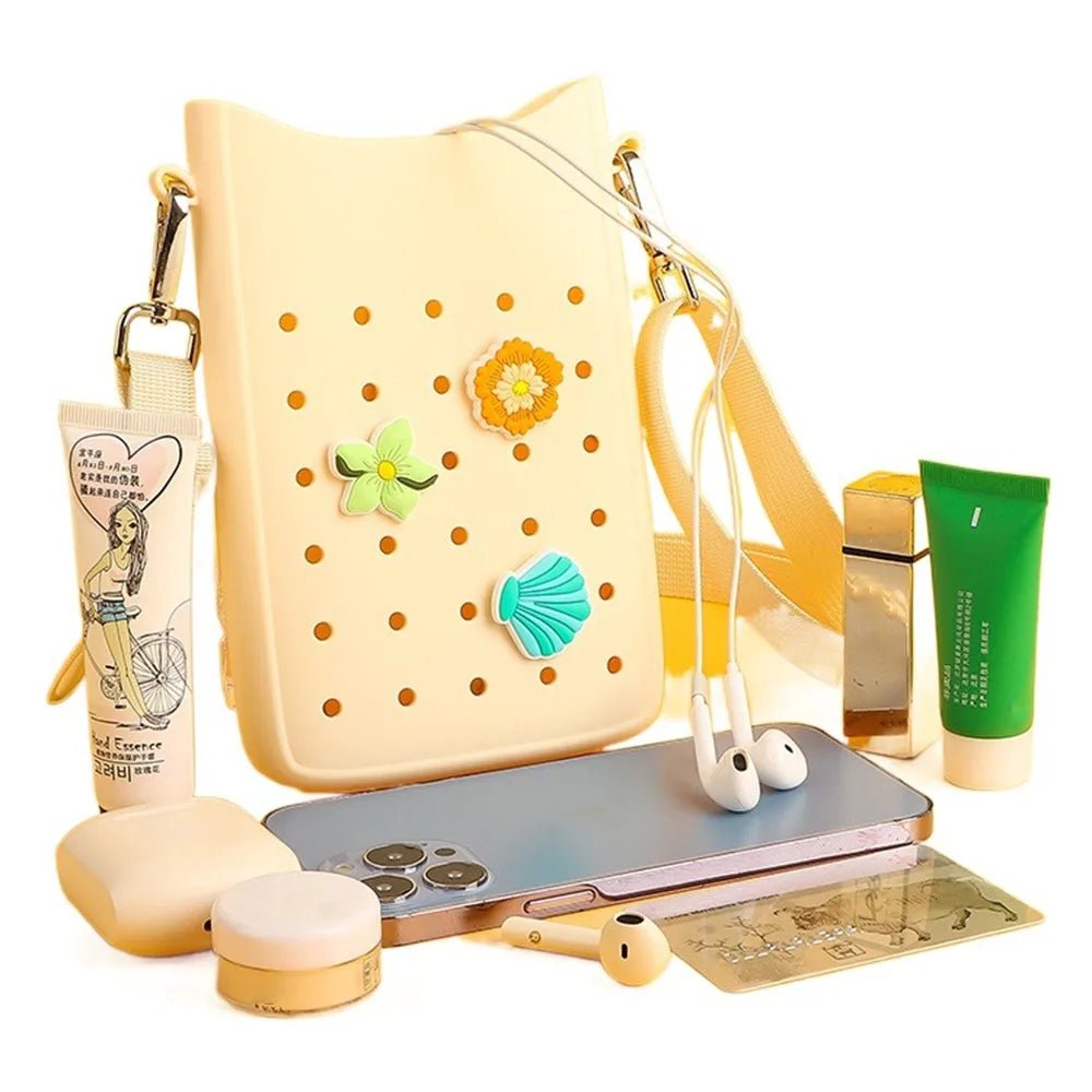 Large Waterproof Silicone Crossbody Beach Tote Bag - Glam Gurls