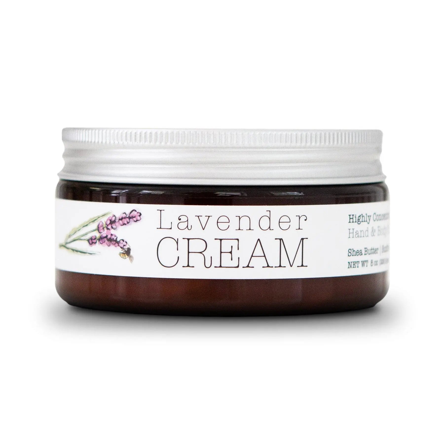 Lavender CREAM - Aromatherapy Hand & Body Cream - Lotion 8 oz or 16 oz - Glam Gurls
