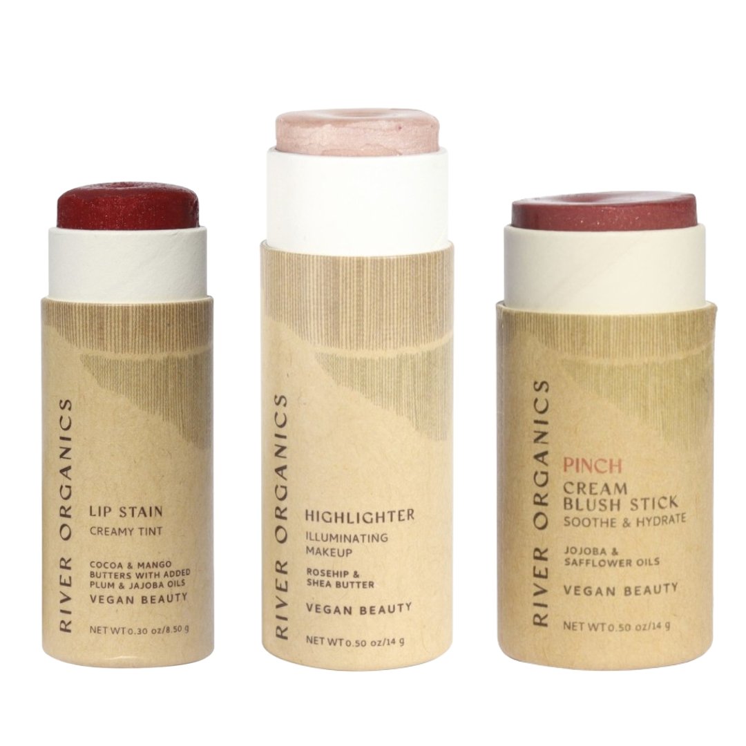 Lip + Highlighter + Blush Set - Glam Gurls