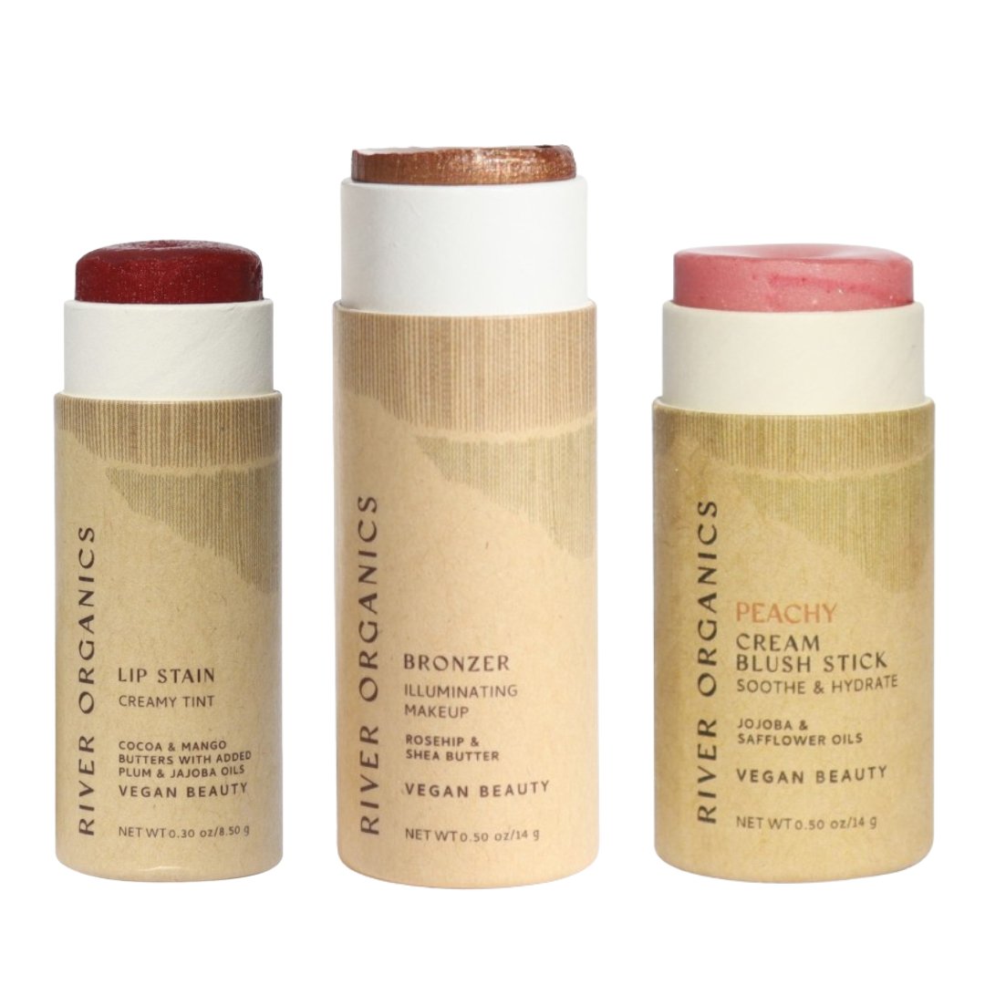 Lip + Highlighter + Blush Set - Glam Gurls
