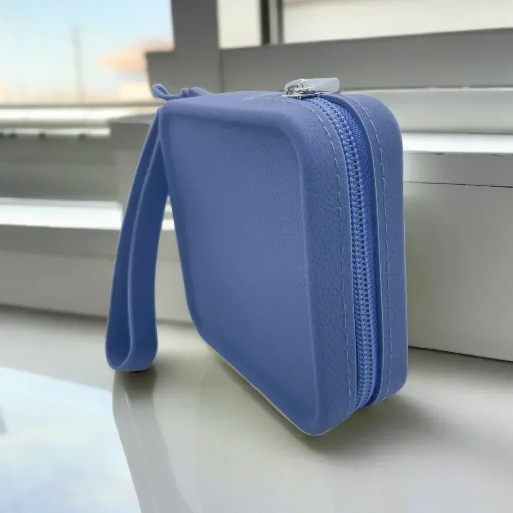 New Small Waterproof Silicone Makeup Organizer Bag Zipper Tote Earphone Lipstick Pouch for Unisex Handbag Makeup Bag - Glam Gurls