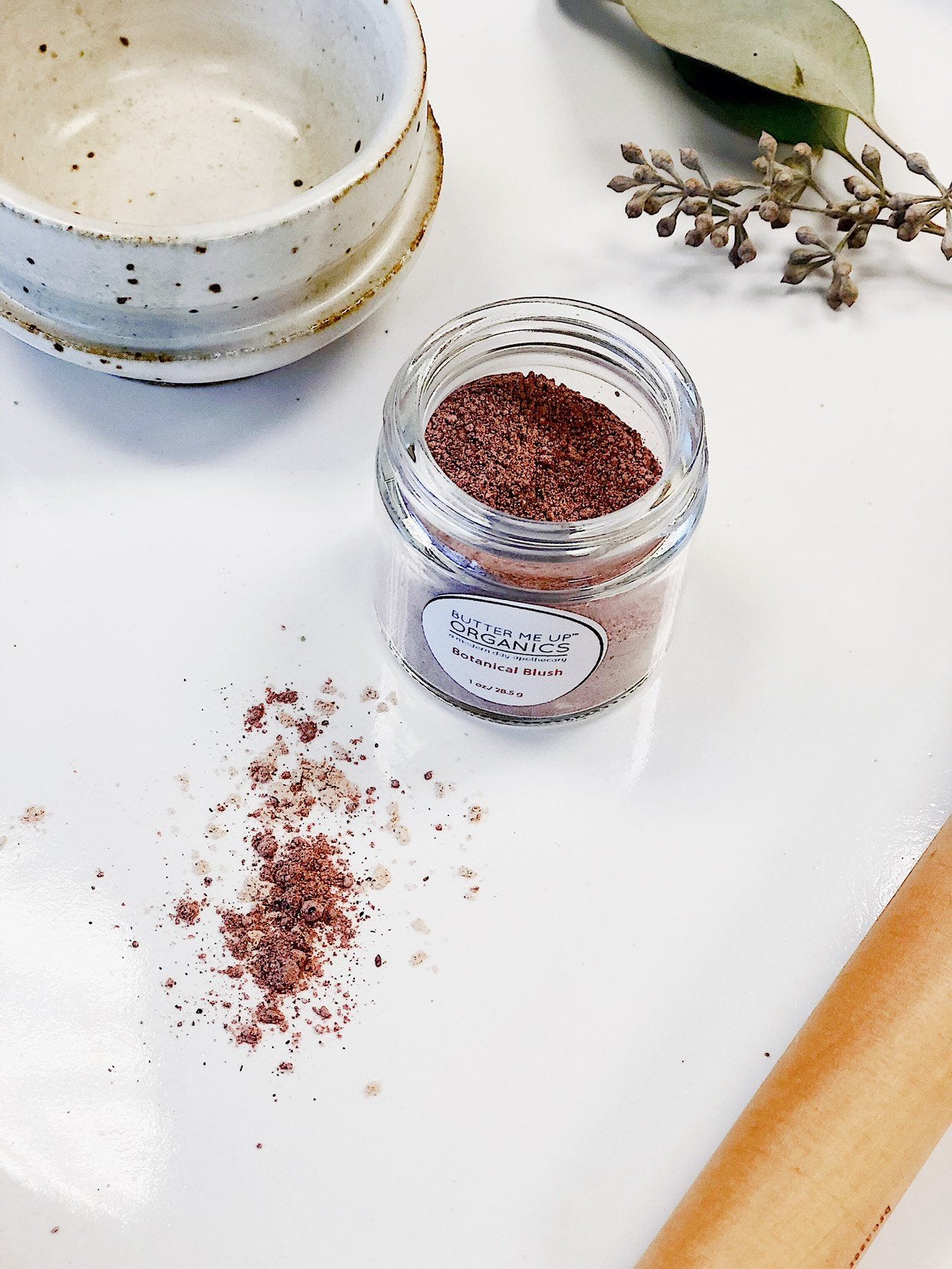Organic Botanical Blush / Natural Blush / Titanium Dioxide FREE / Chemical Free / Butter Me Up Organics - Glam Gurls