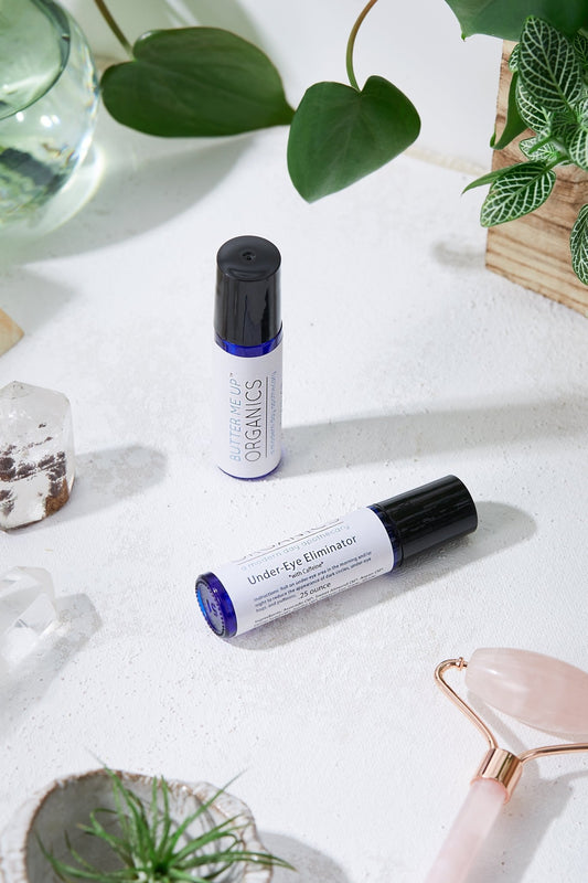 Organic Caffeinated Under Eye Serum / Under Eye Repair / Dark Circles / Puffiness / Fine Lines / Butter Me Up Organics / Caffeine - Glam Gurls