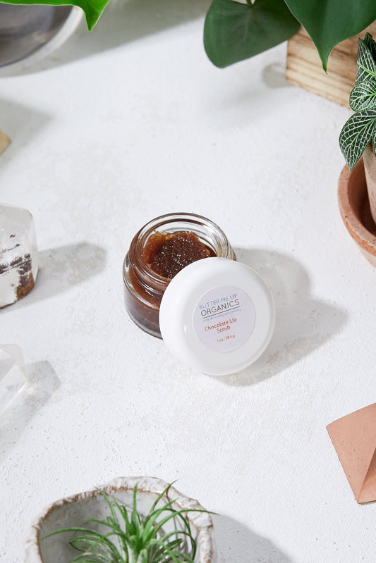 Organic Chocolate Lip Scrub Flaky Chapped Lips - Glam Gurls